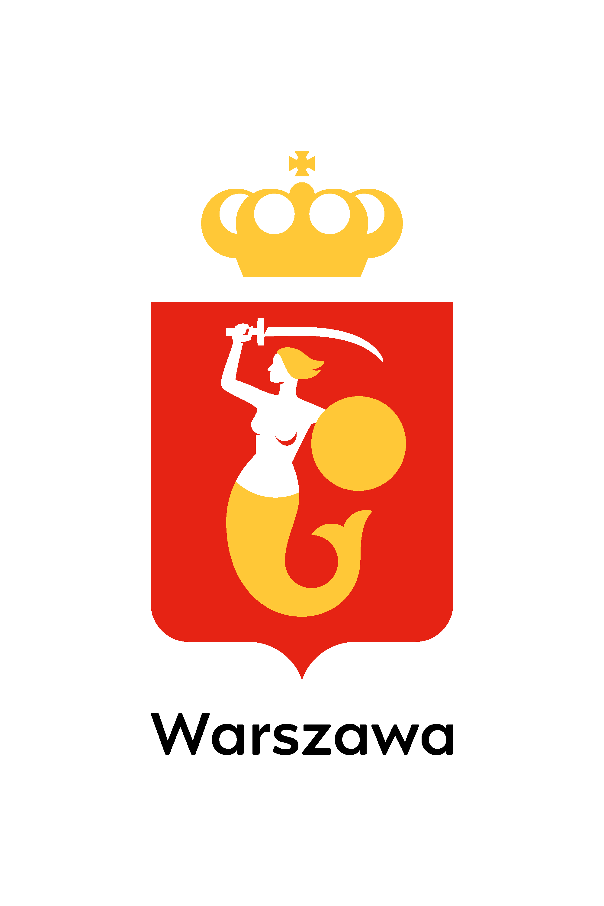 Warszawa znak RGB kolorowy pionowy
